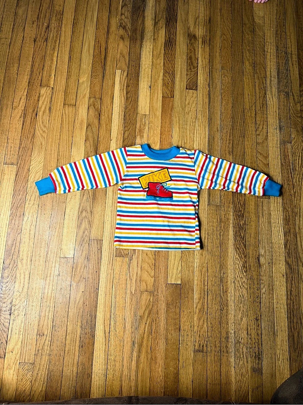Vintage J.c. penney's ToddleTime Striped Graphic Tee Boys Size 2T